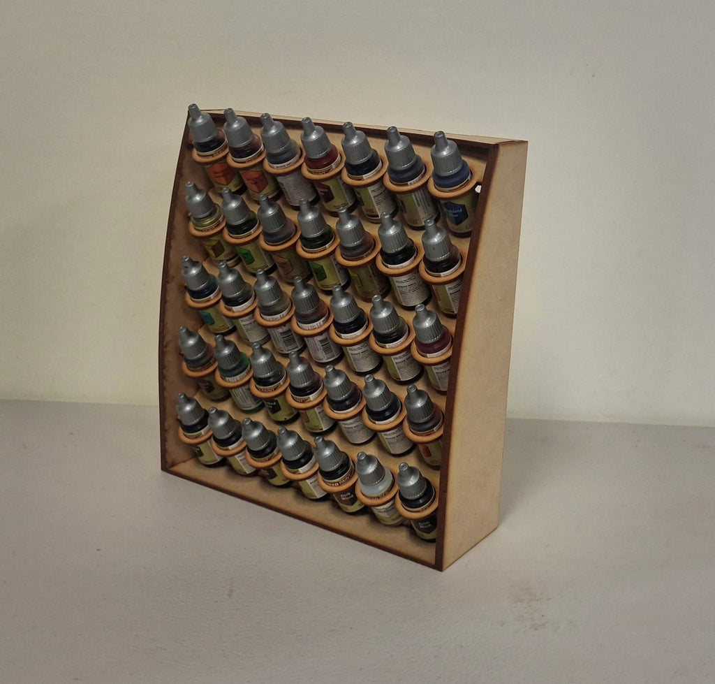 Dark Castle Terrain - Paint Station: 35 Dropper Bottle Paint Rack