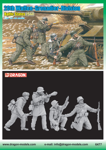 Dragon DR6477 1/35 20th Waffen-Grenadier-Division (Baltic States 1944)