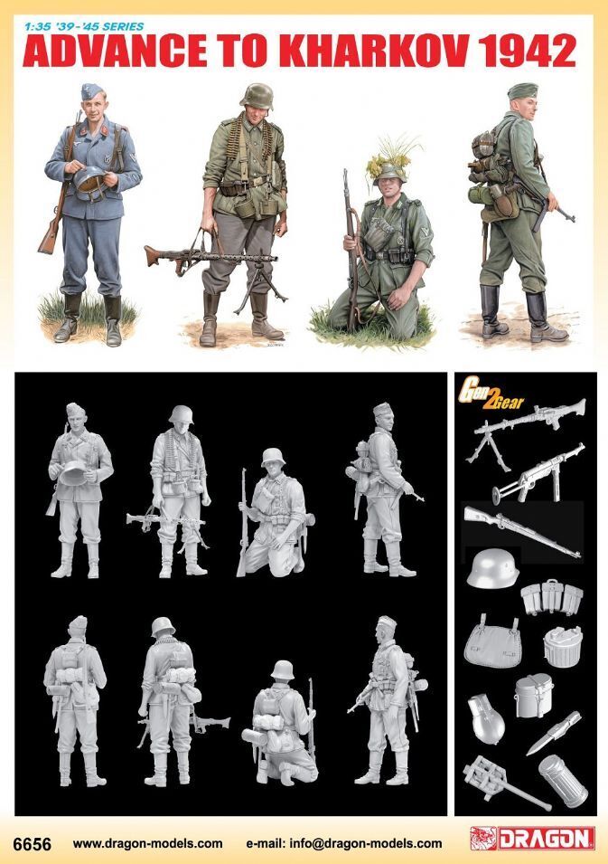 Dragon DR6656  1/35 Advance to Kharkov 1942 Plastic Model Kit