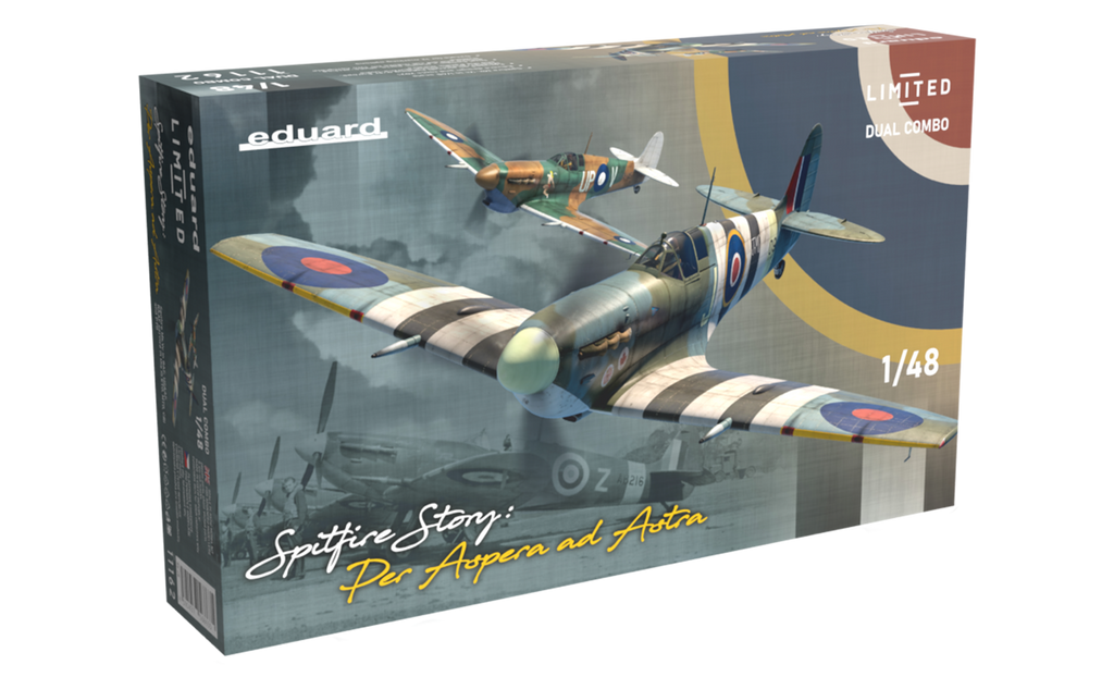 Eduard 1/48 Eduard SPITFIRE STORY: Per Aspera ad Astra DUAL COMBO Plastic Model Kit *Aust Decals*[11162]