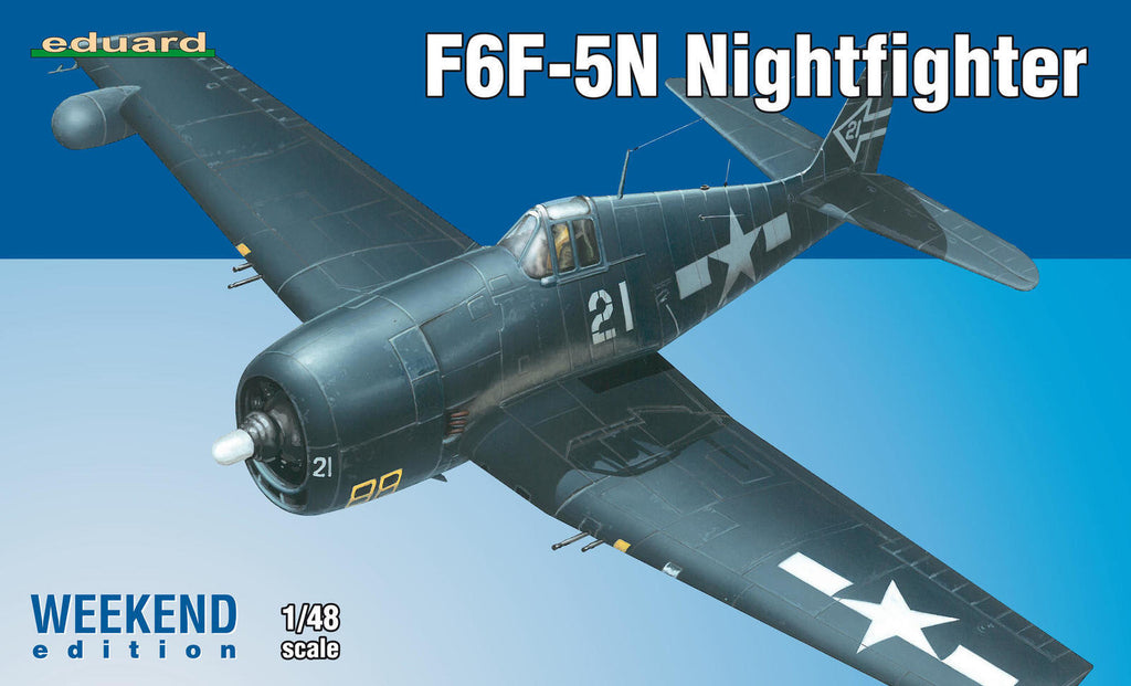 Eduard - 1/48 - F6F-5N Nightfighter Plastic Model Kit