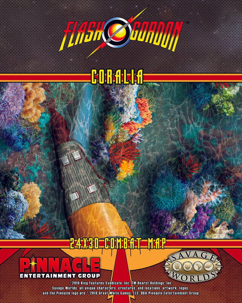 Flash Gordon RPG - Combat Map: Coralia