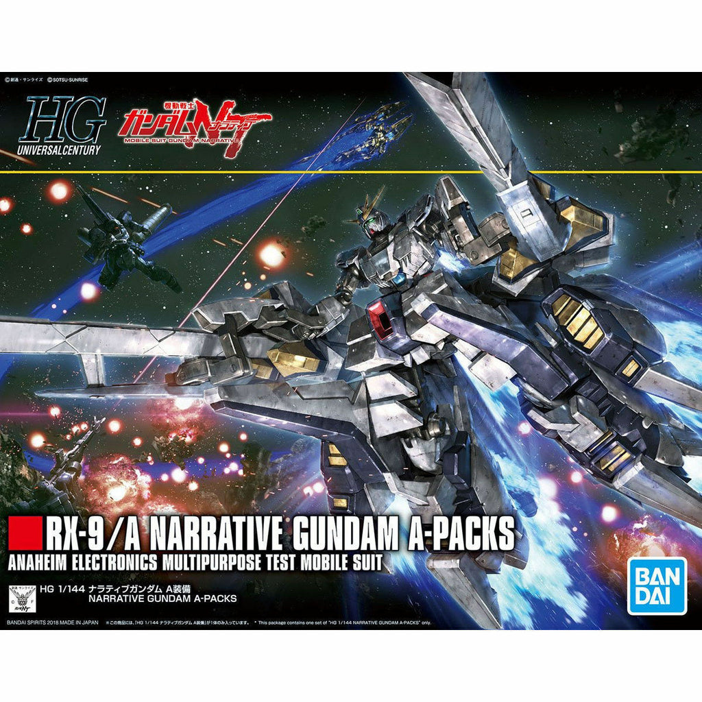 Bandai 1/144 RX-9A Narrative Gundam A-Packs