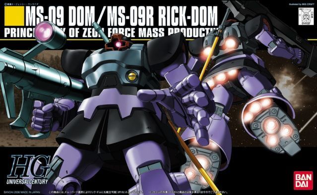 Bandai -  G5055877 - 1/144 HGUC Dom/ Rick-Dom