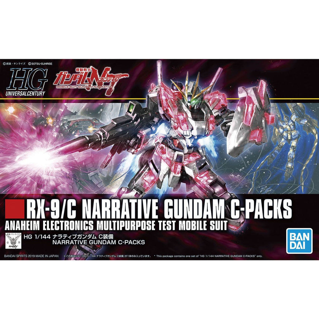 Bandai HG 1/144 RX-9/C Narrative Gundam C-Packs