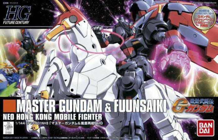 Bandai - G5057747 - HGFC 1/144 Master Gundam & Fuunsaiki