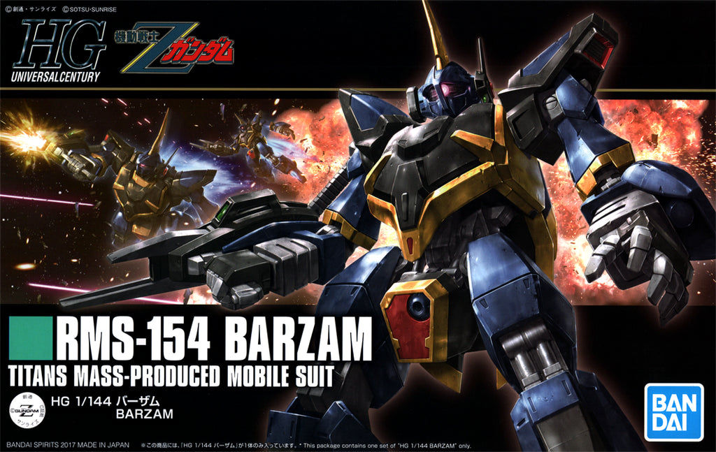 Bandai Gundam HGUC 1/144 RMS-154 Barzam Gunpla Model Kit