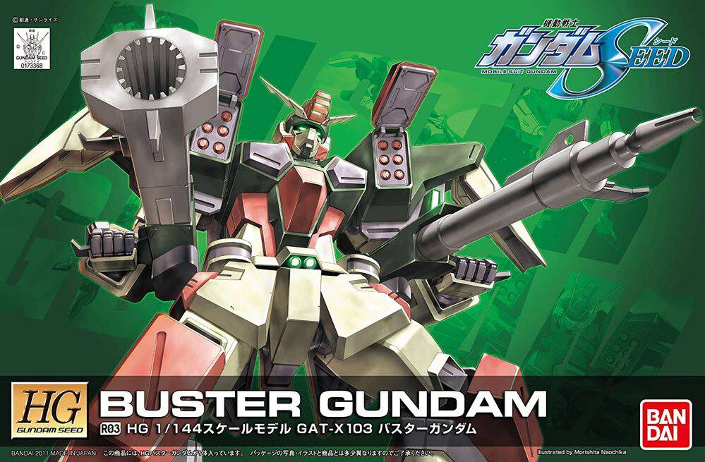 Bandai HG 1/144 R03 BUSTER GUNDAM