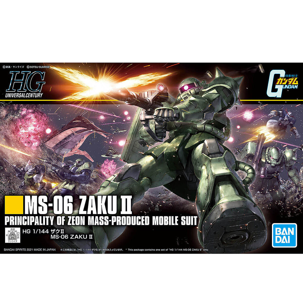 Bandai - HG 1/144 MS-06 Zaku Ii - G5061545