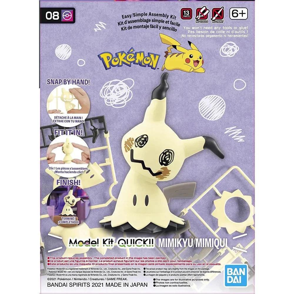 Bandai Pokemon Mimikyu / MimiQui Plastic Model Kit