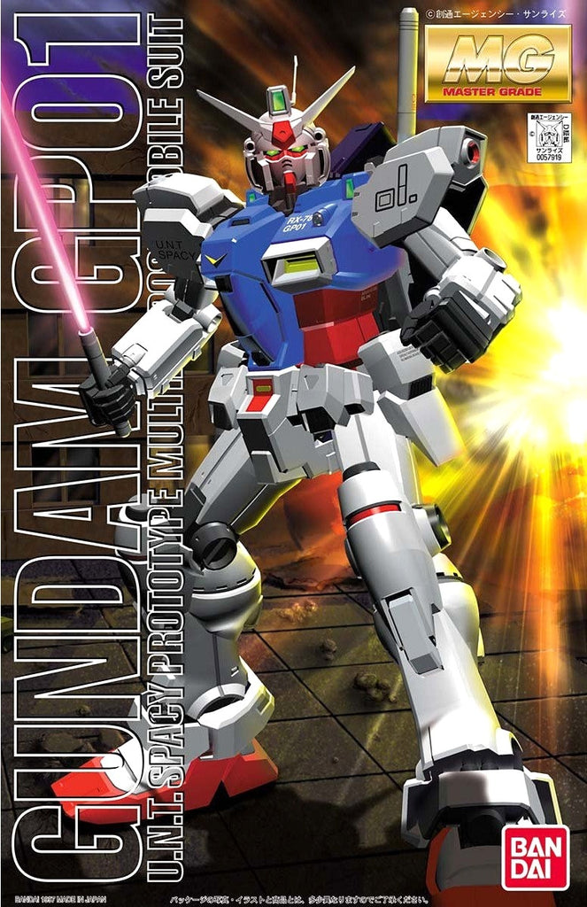 Bandai Gundam MG 1/100 Gundam GP01 Gunpla Plastic Model Kit - G5063822