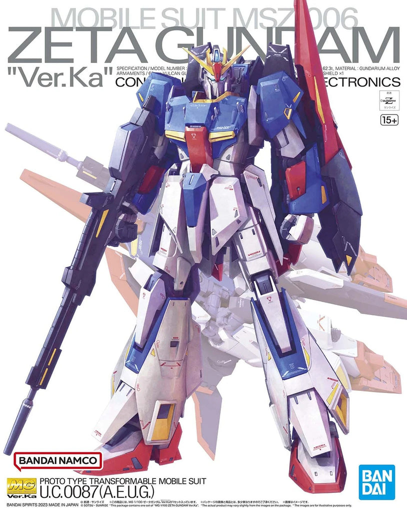Bandai - 1/100 MG Zeta Gundam VER.KA