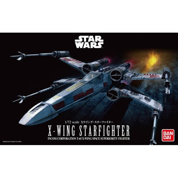 Bandai - G5064103 - Star Wars 1/72 STAR WARS XWING STARFIGHTER