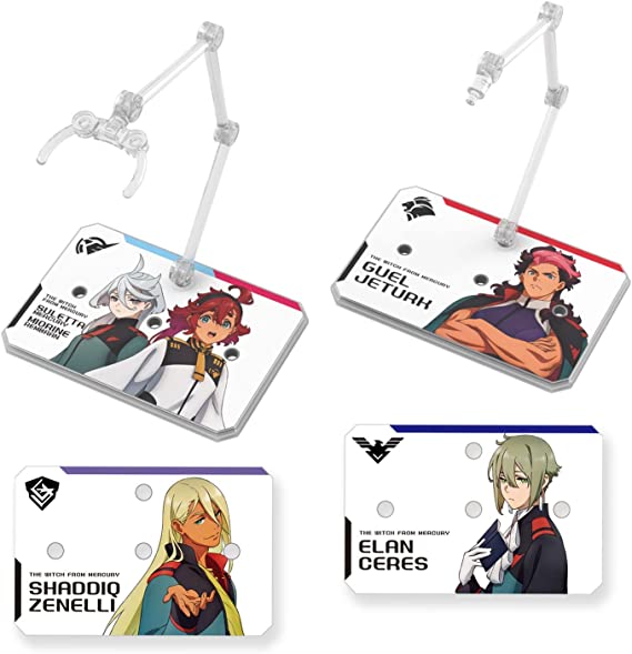 Bandai - ACTION BASE 6 [CLEAR COLOR] MOBILE SUIT GUNDAM THE WITCH FROM MERCURY STICKERS SET - G5065614