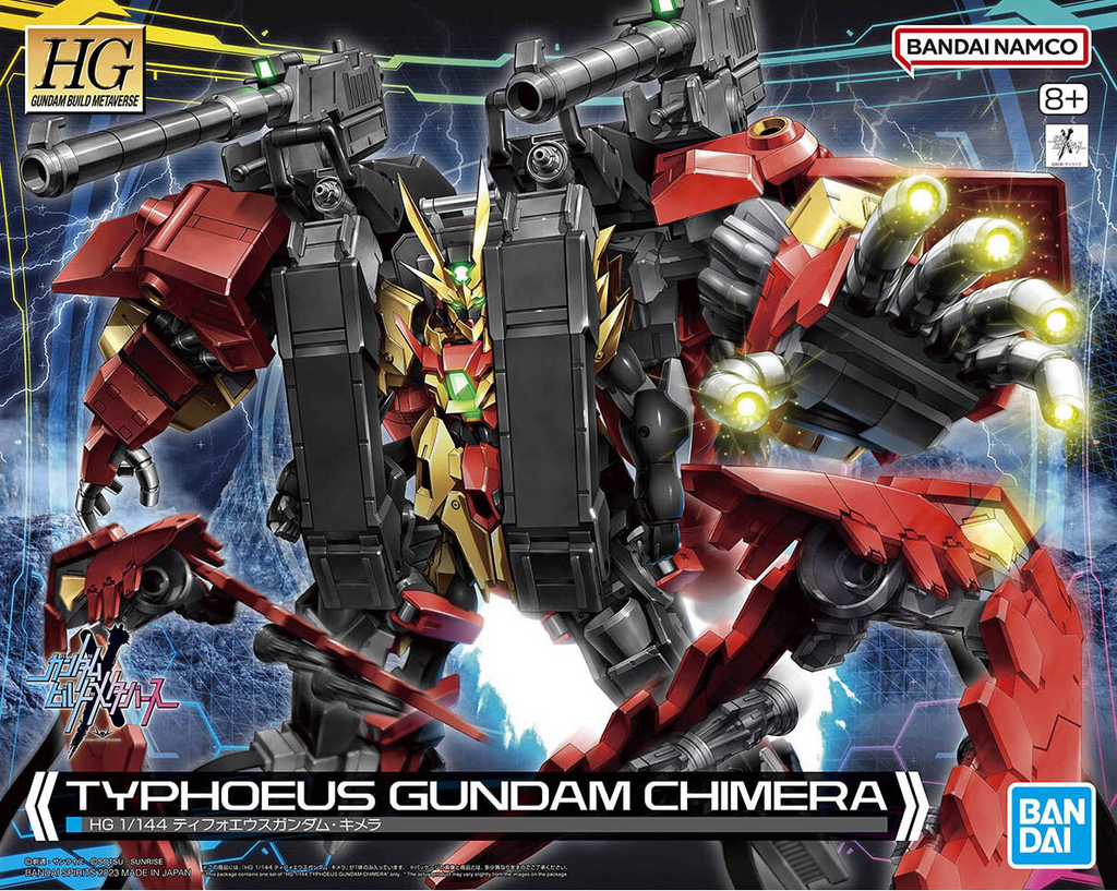 Bandai Gundam HG 1/144 Build Metaverse: Typhoeus Gundam Chimera Gunpla Plastic Model Kit - G5065725