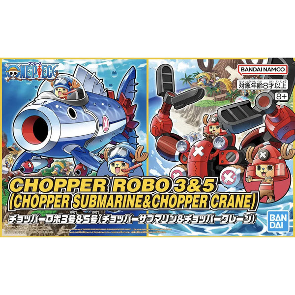 Bandai - G50674441 - Chopper Robot 3&5 (Chopper Submarine & Chopper Crane)