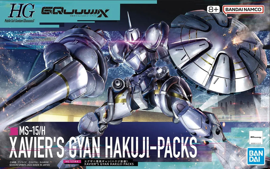 Bandai - G5068594 - HG 1/144 Xavier's Gyan Hakuji-Packs