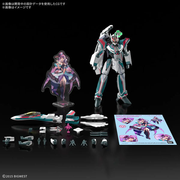 Bandai -  HG 1/100 VF-31S SIEGFRIED (ARAD MOLDERS USE) Deluxe Set - G50720101