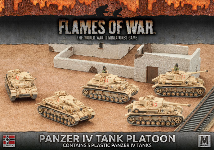 Flames of War - GBX97 - Germans: Panzer IV Tank Platoon