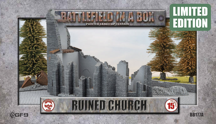 Battlefield in a Box - BB177A - Church (Ruins) (Alt. Scheme - Limited Edition)