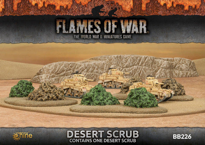 Battlefield in a Box - BB226 - Desert Scrub