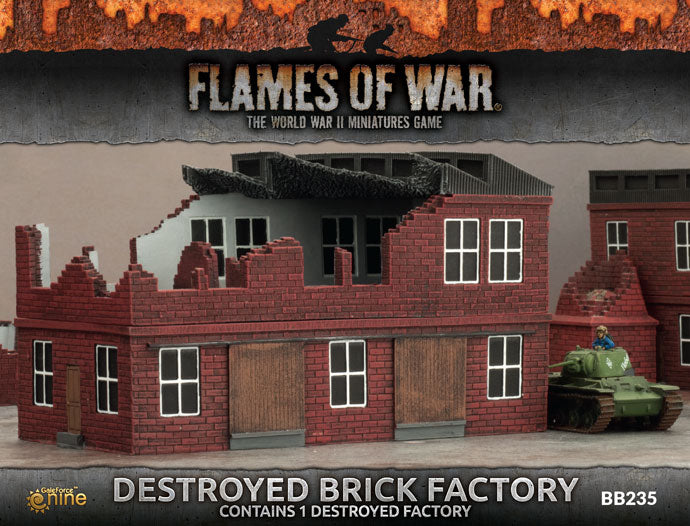 Battlefield in a Box - Eastern Front - Destroyed Factory - BB235