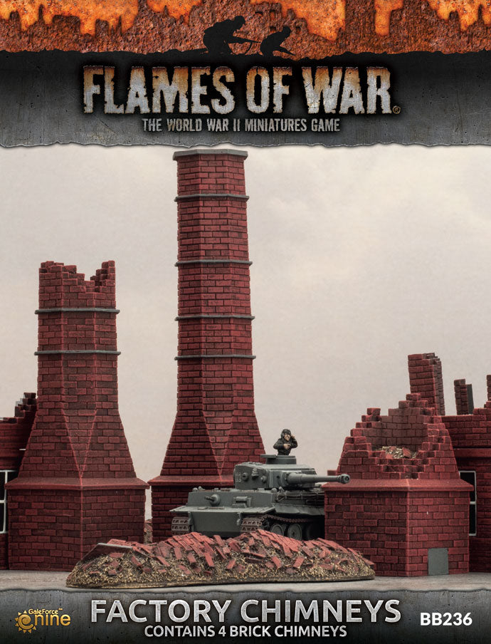 Battlefield in a Box - BB236 - Eastern Front - Factory Chimneys