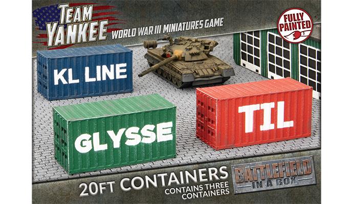 Battlefield in a Box - BB252 - Modern: 20ft Shipping Containers (x3)