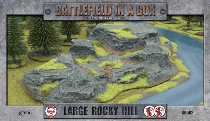 Battlefield in a Box: Large Rocky Hill (x1) - 15mm/30mm - GF9BB502