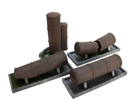Flames of War - BB571 -  Battlefield in a Box: Storage Tanks