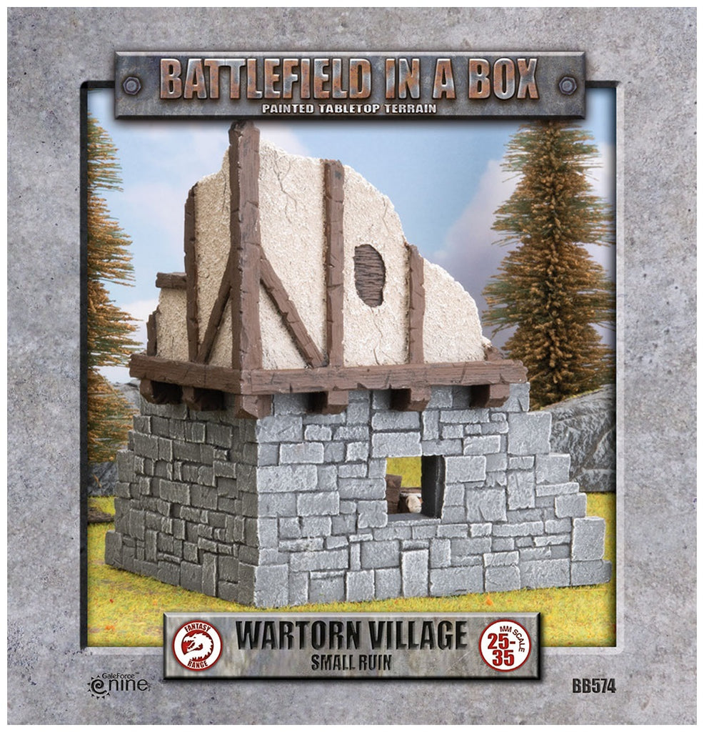 Battlefield in a Box - BB574 - Wartorn Village - Small Ruin