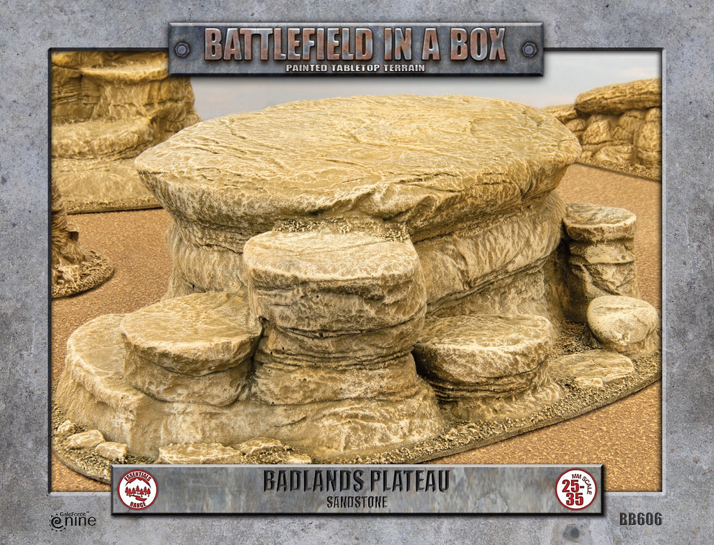 Battlefield in a Box - BB606 - Badlands Plateau - Sandstone (x1)