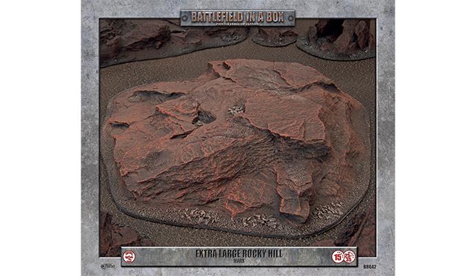 Battlefield in a Box - Extra Large Rocky Hill - Mars