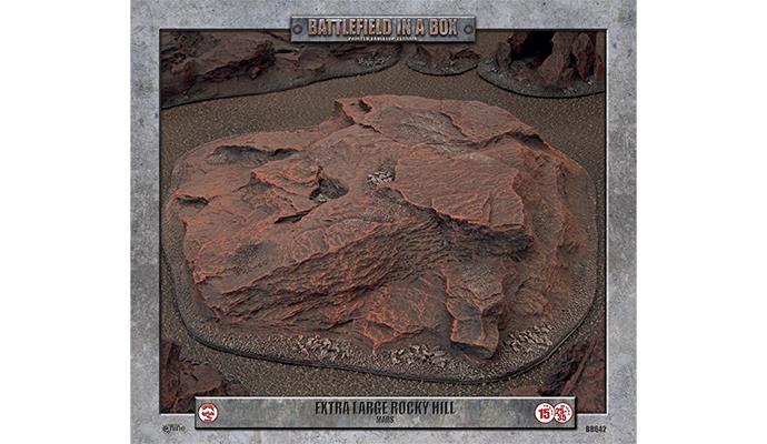 Battlefield in a Box - BB642 - Extra Large Rocky Hill - Mars