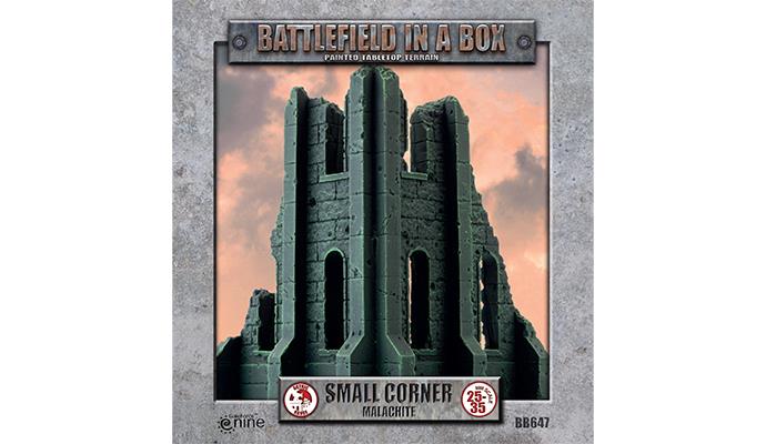 Battlefield in a Box - BB647 - Small Corner Ruins - Malachite