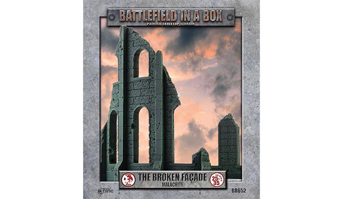 Battlefield in a Box - BB652 - The Broken Facade Malachite