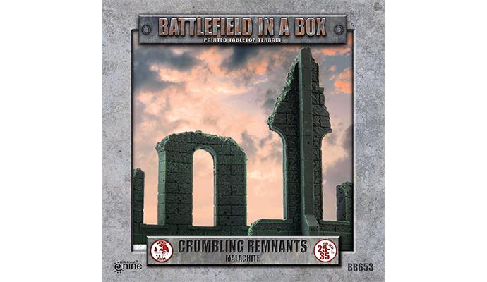 Battlefield in a Box - Crumbling Remnants Malachite