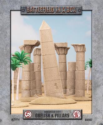 Battlefield in a Box - BB907 - Forgotten City - Obelisk & Pillars