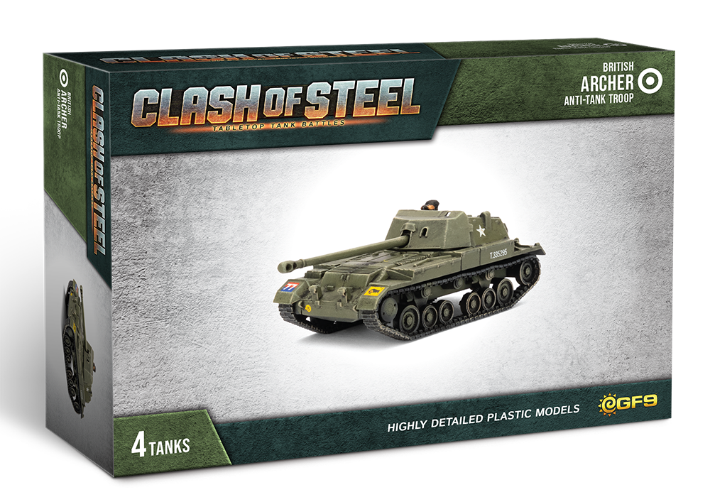 Clash of Steel - CSB07 - Archer Anti-Tank Troop (x4 Plastic)