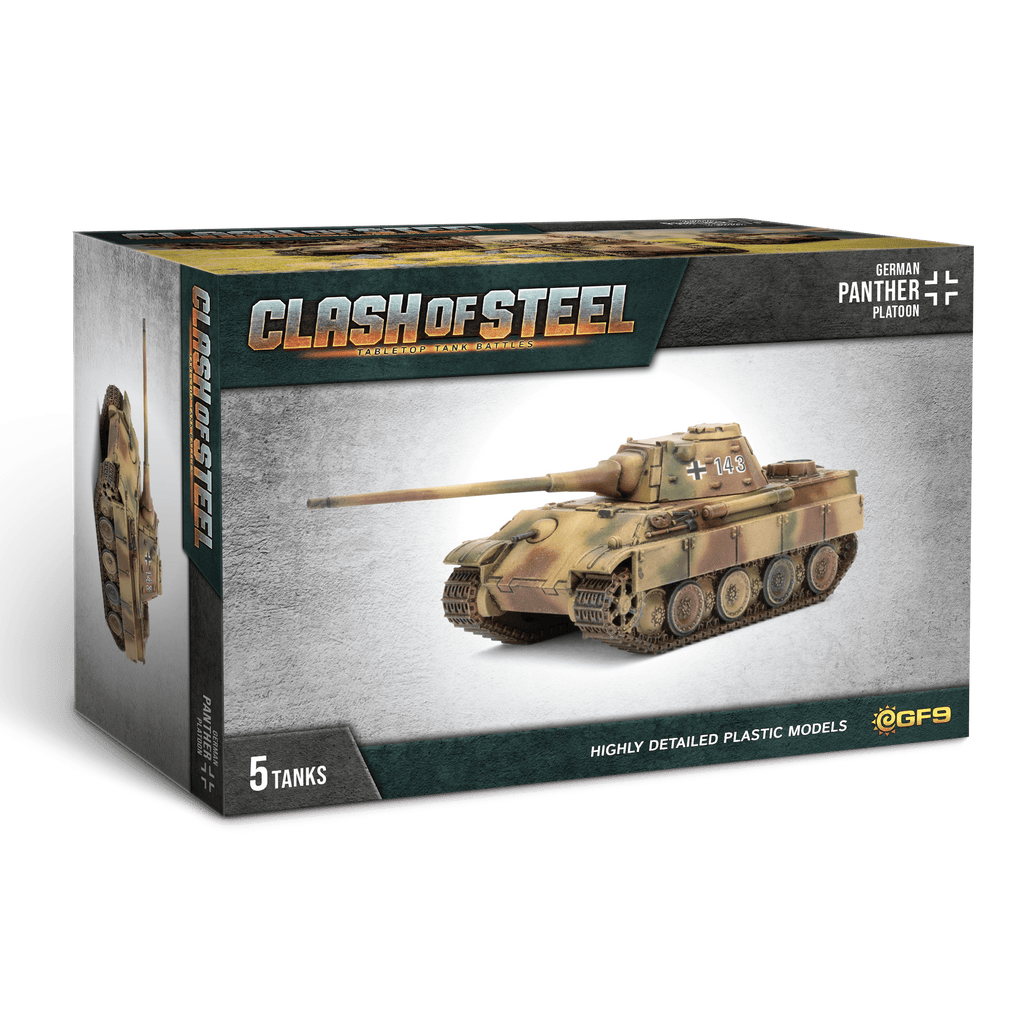 Clash of Steel - CSG02 - Panther (8.8cm) Tank Platoon