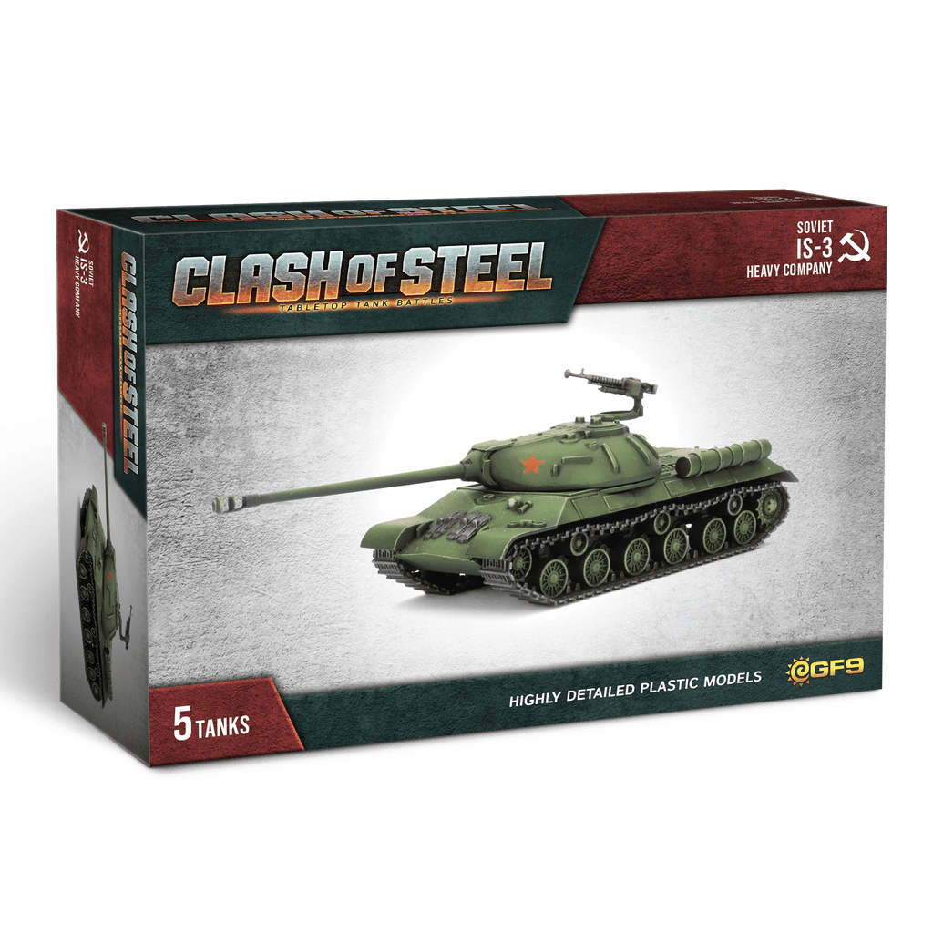 Clash of Steel - CSS01 - IS-3 Heavy Tank Company (x5 Plastic)