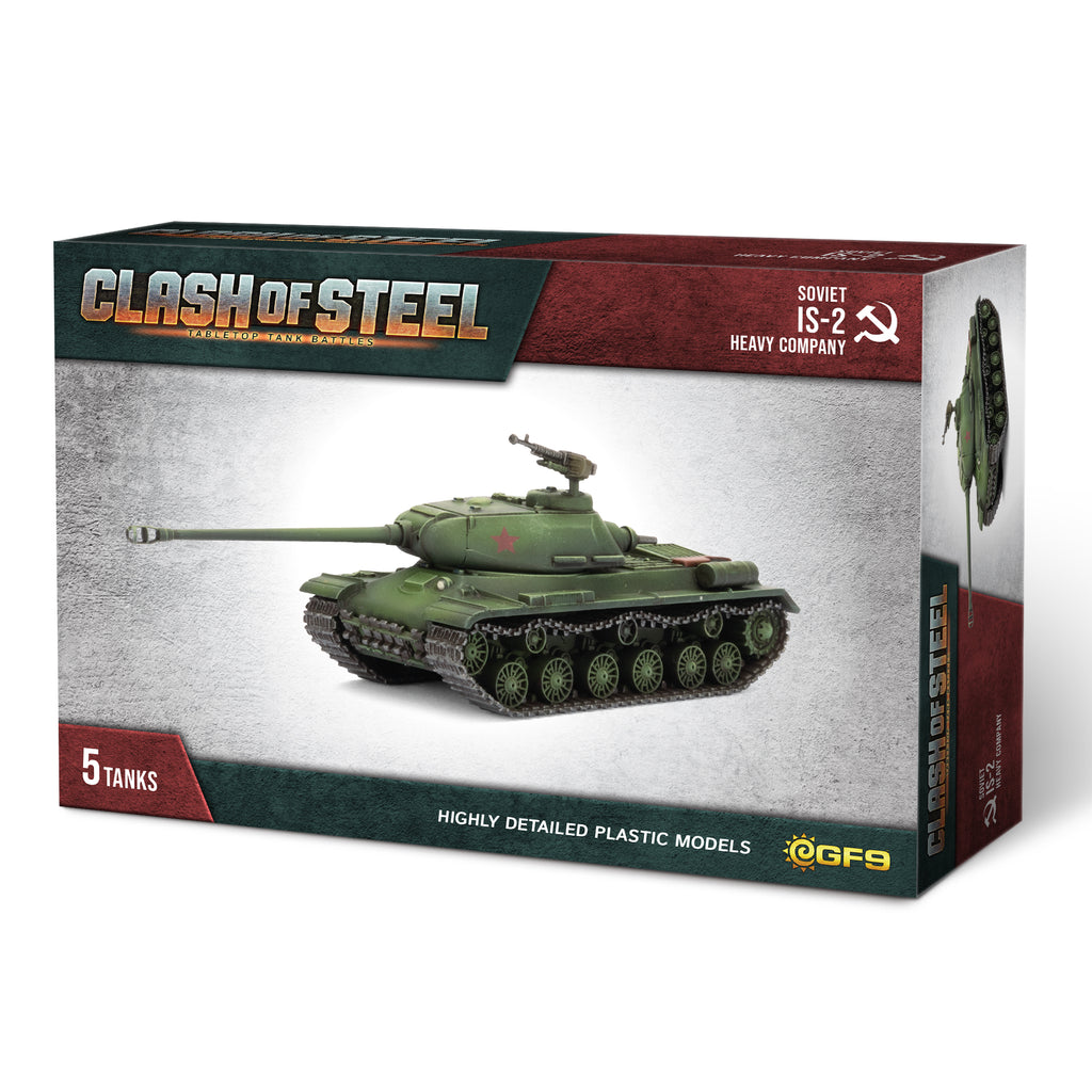 Clash of Steel - CSS04 - IS-2 Heavy Tank Company (x5 Plastic)