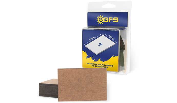 GF9 MDF Bases 50mm x 75mm (8)