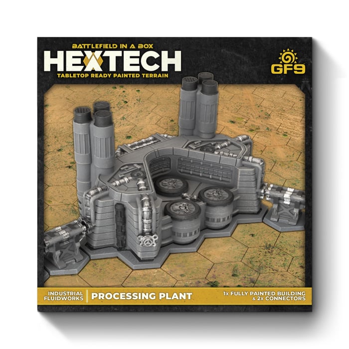 Battlefield in a Box - HEXT38 -  Industrial Fluidworks: Processing Plant (x1)