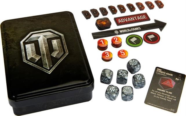 World of Tanks Miniatures Game - WOT53 - Gaming Set - Tokens & Dice