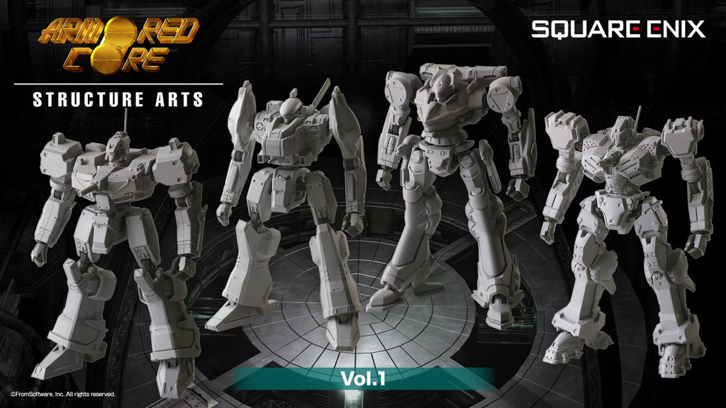 Kotobukiya - Armored Core Structure Arts Non-scale Plastic Model Kit Series Vol.1 - KTGN117