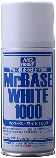 Mr Hobby - B518 - Mr Base White 1000 Spray - 180ml