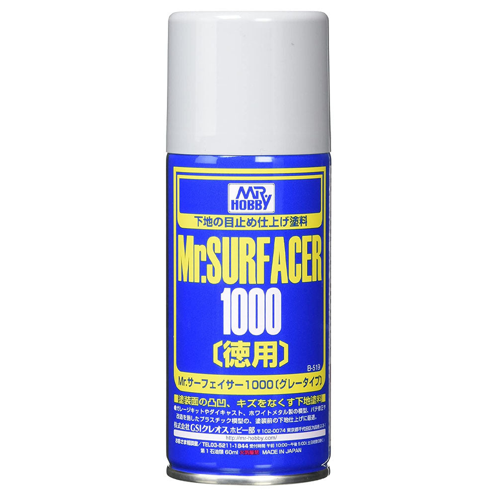 Mr Hobby - B519 - Mr Surfacer 1000 Spray - 170ml