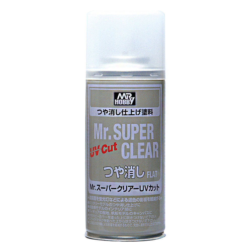 Mr Hobby - B523 - Mr Super Clear UV Cut Flat Spray - 170ml