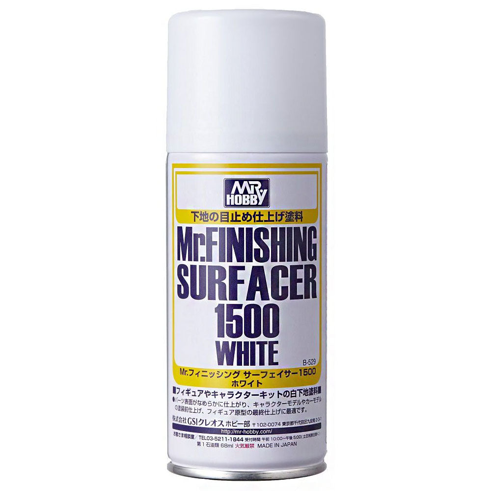 Mr Hobby - B529 - Mr Finishing Surfacer White 1500 Spray - 170ml